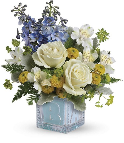 Teleflora's Welcome Little One Bouquet from Sharon Elizabeth's Floral Designs in Berlin, CT